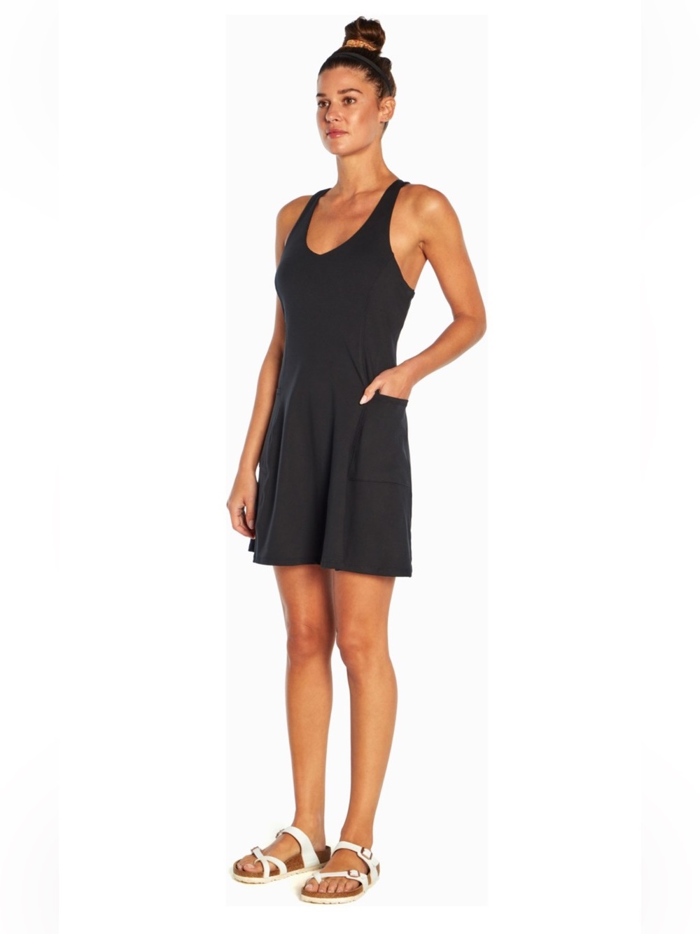 Marika Evelyn Racerback Active Dress NWT Black Small